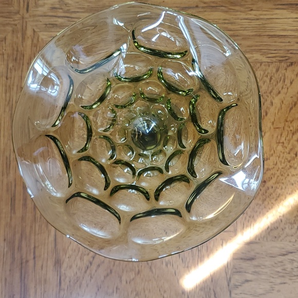 Imperial Glass Verde Provincial Compote 💚 - Picture 2 of 7